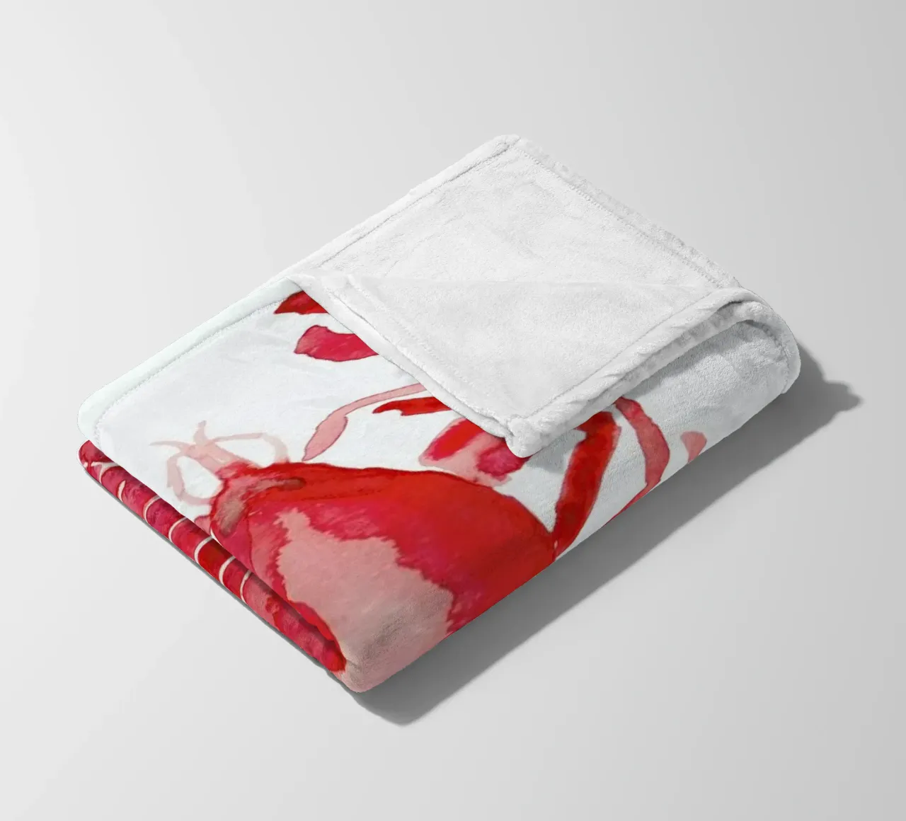 Lobster Fleecedecke von Farina Kuklinski