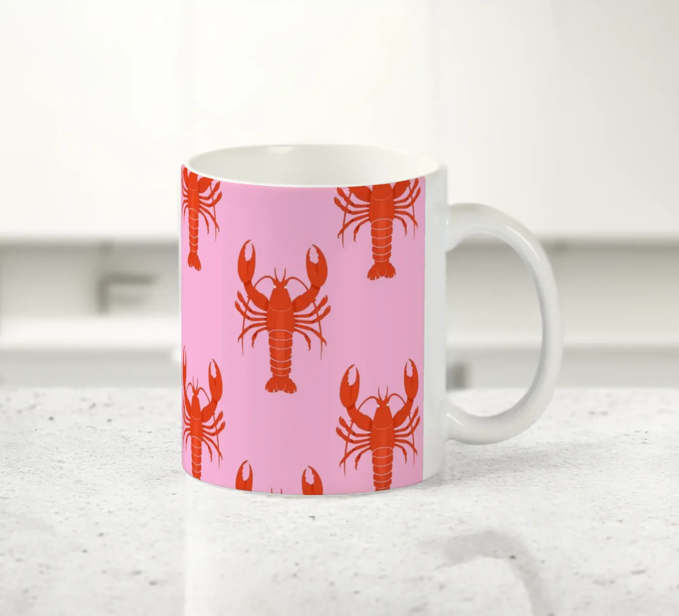 Lobster ceramic mug by PetrArts