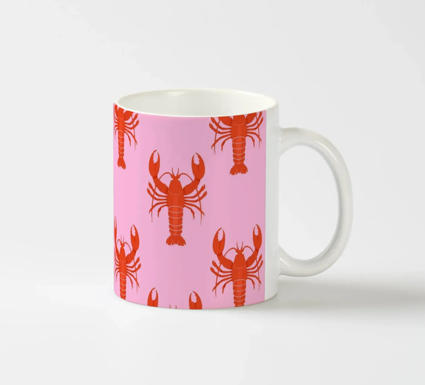 Lobster ceramic mug by PetrArts
