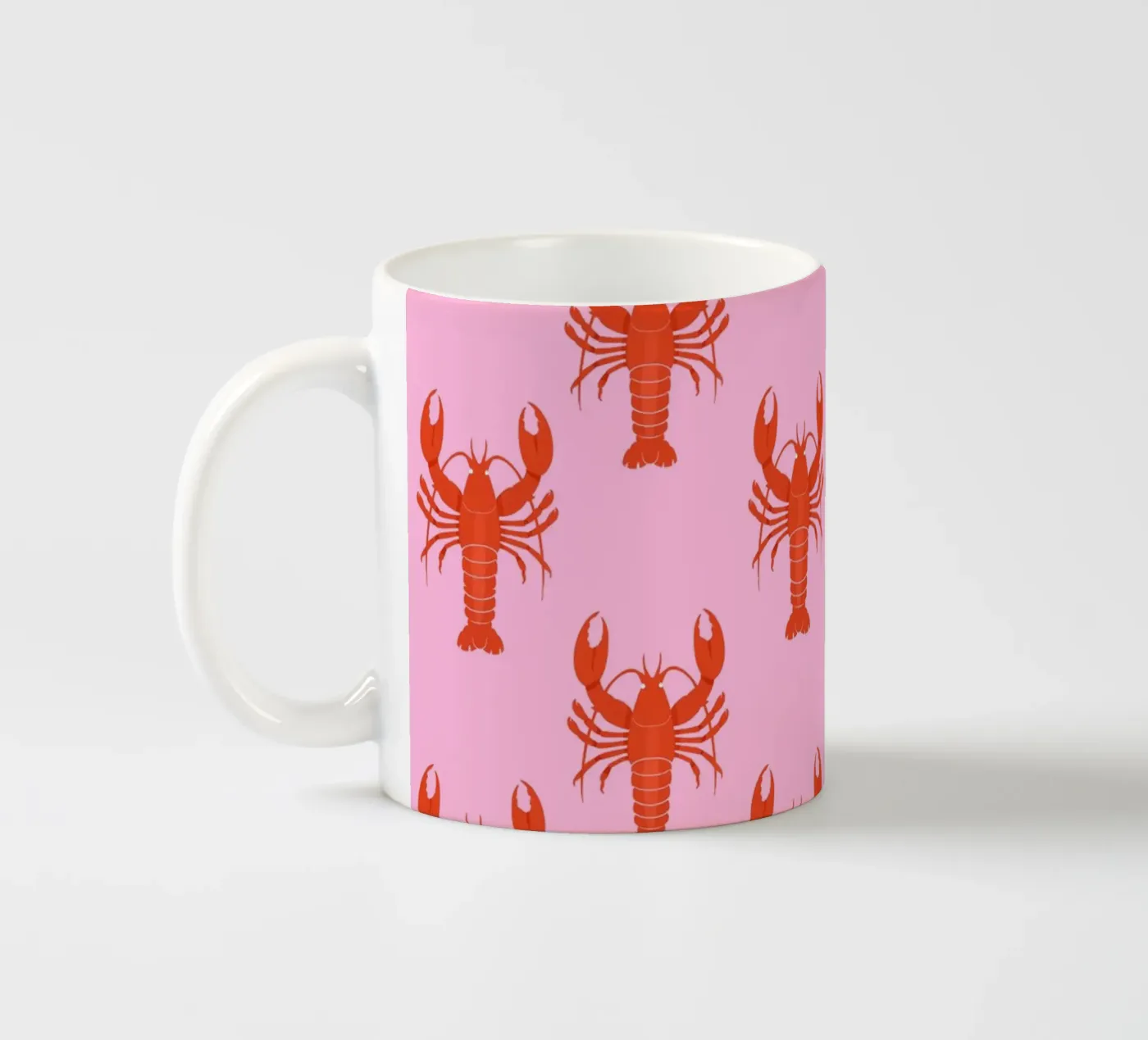 Lobster ceramic mug by PetrArts