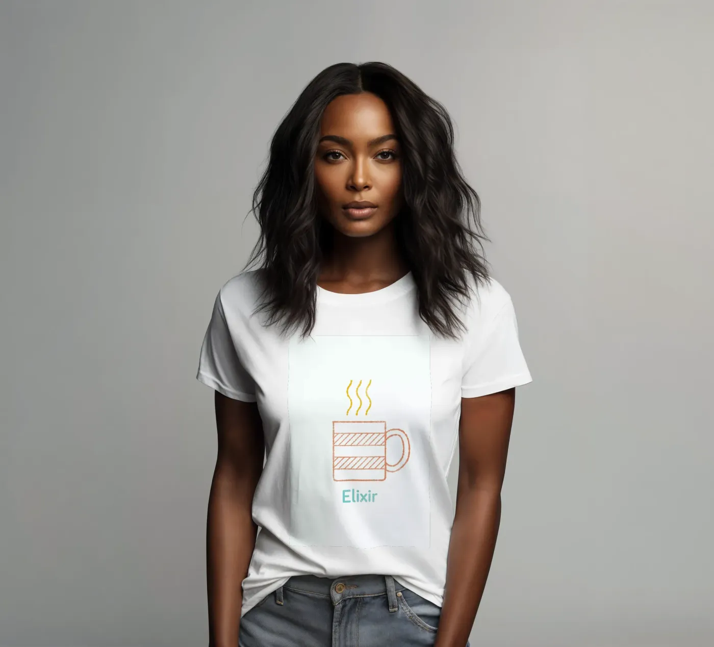 Elixir dames t-shirt getailleerd van Chris Wharton