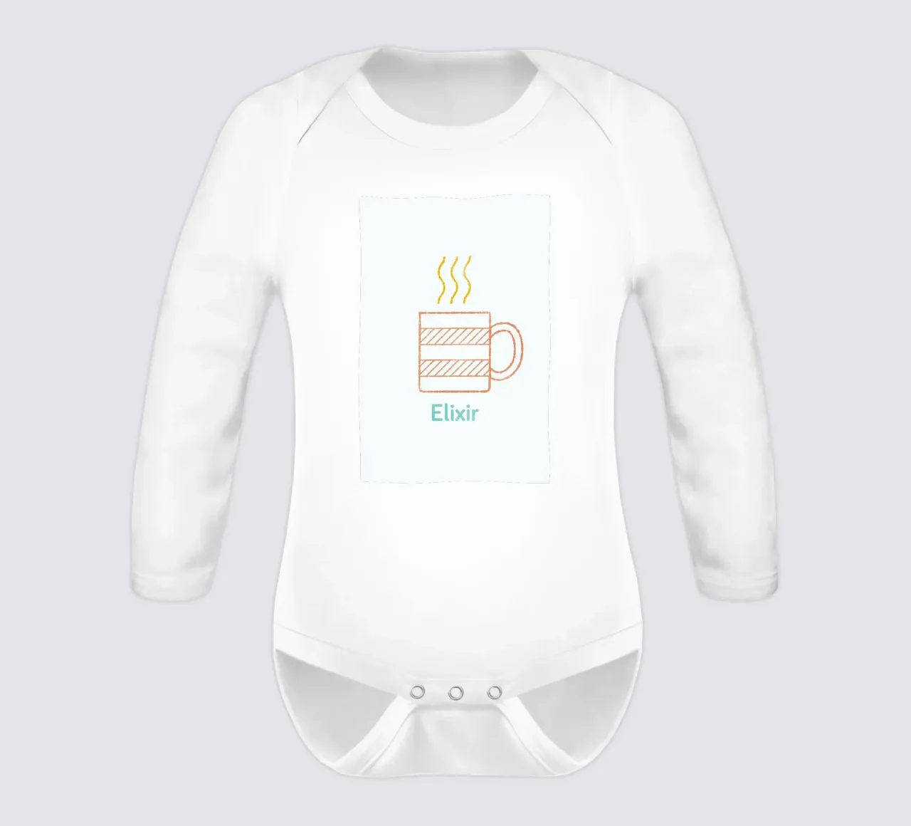 Elixir body neonato maniche lunghe da Chris Wharton