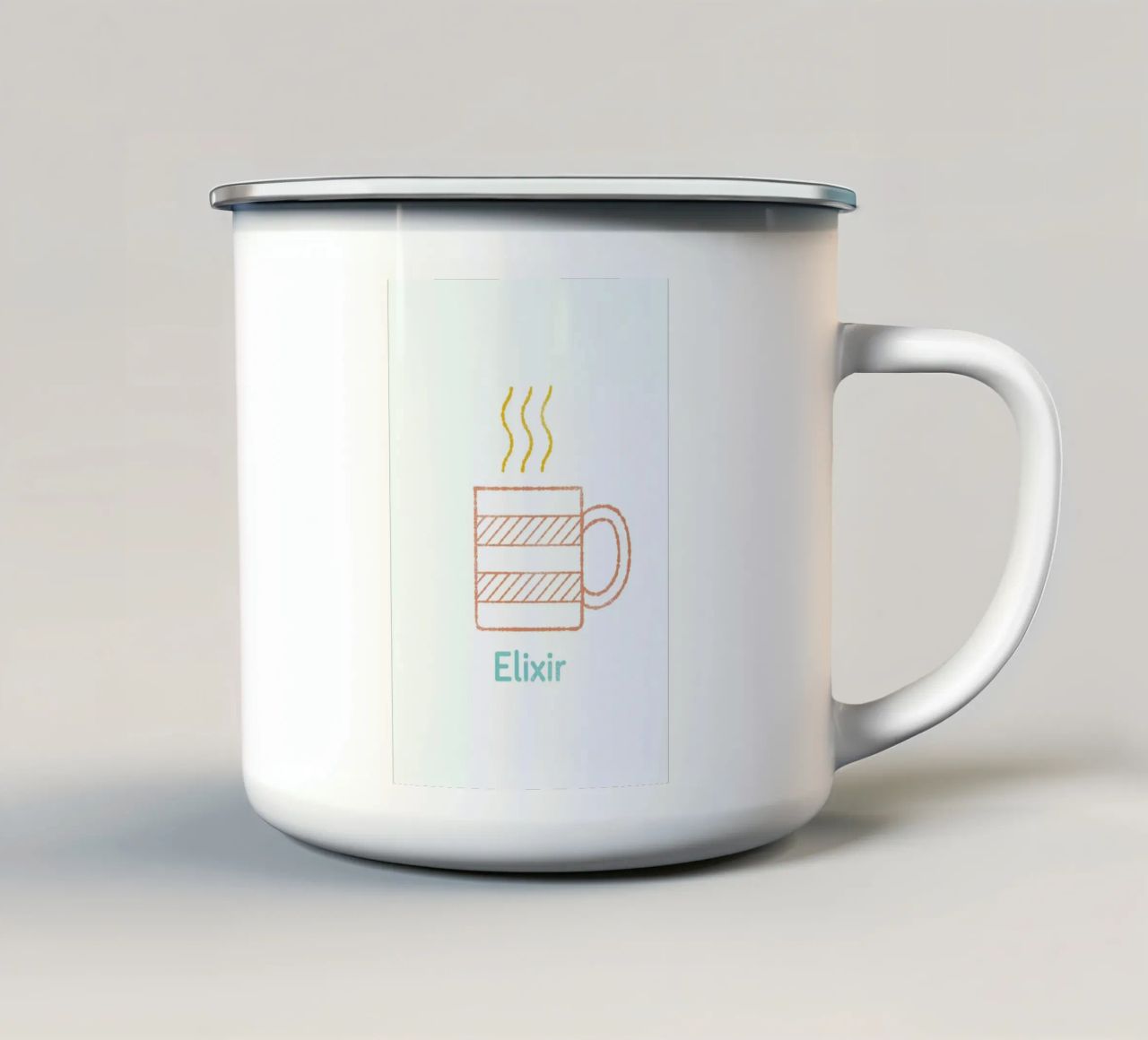 Elixir Emaille Tasse von Chris Wharton