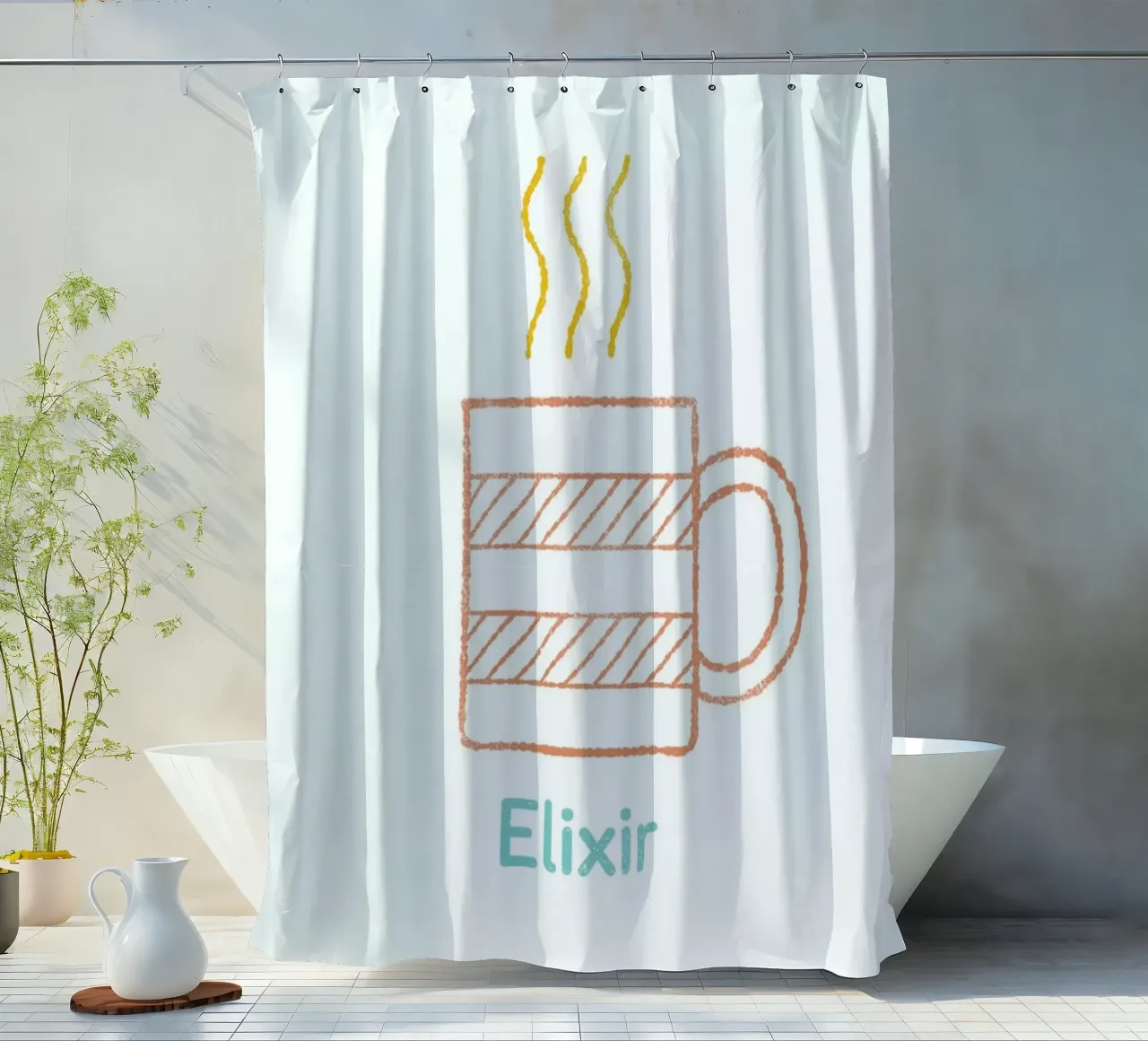 Elixir tenda da doccia da Chris Wharton