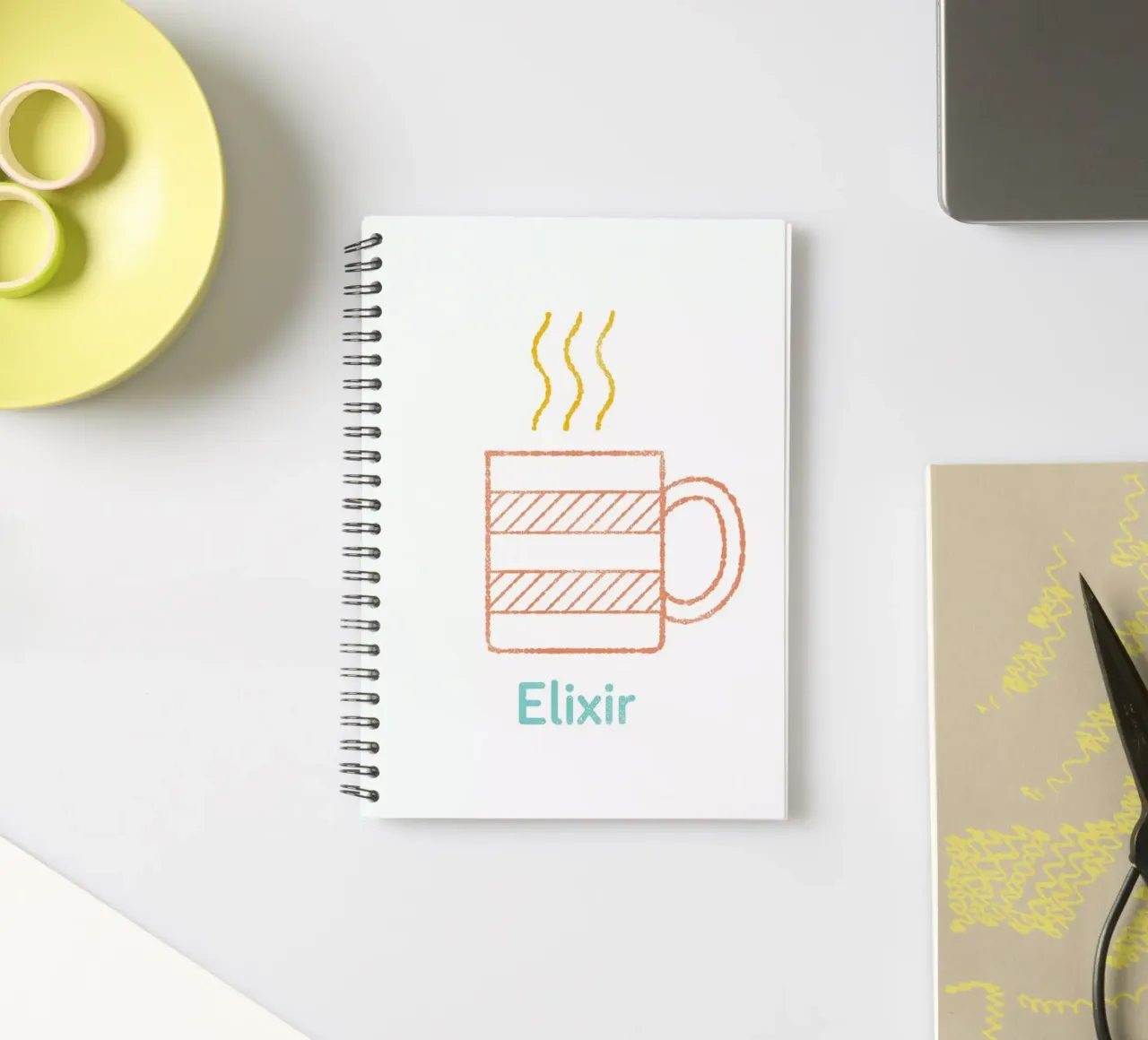 Elixir carnet à spirale de Chris Wharton