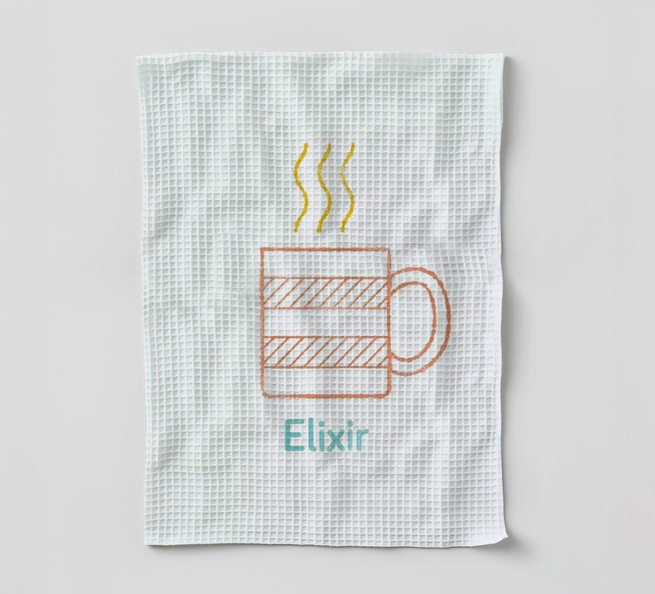 Elixir tea towel by Chris Wharton