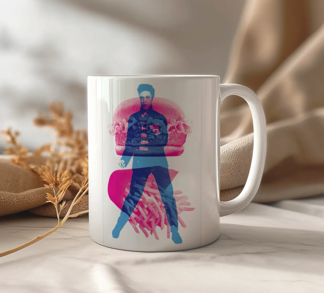Elvis tazza in ceramica da Chris Wharton