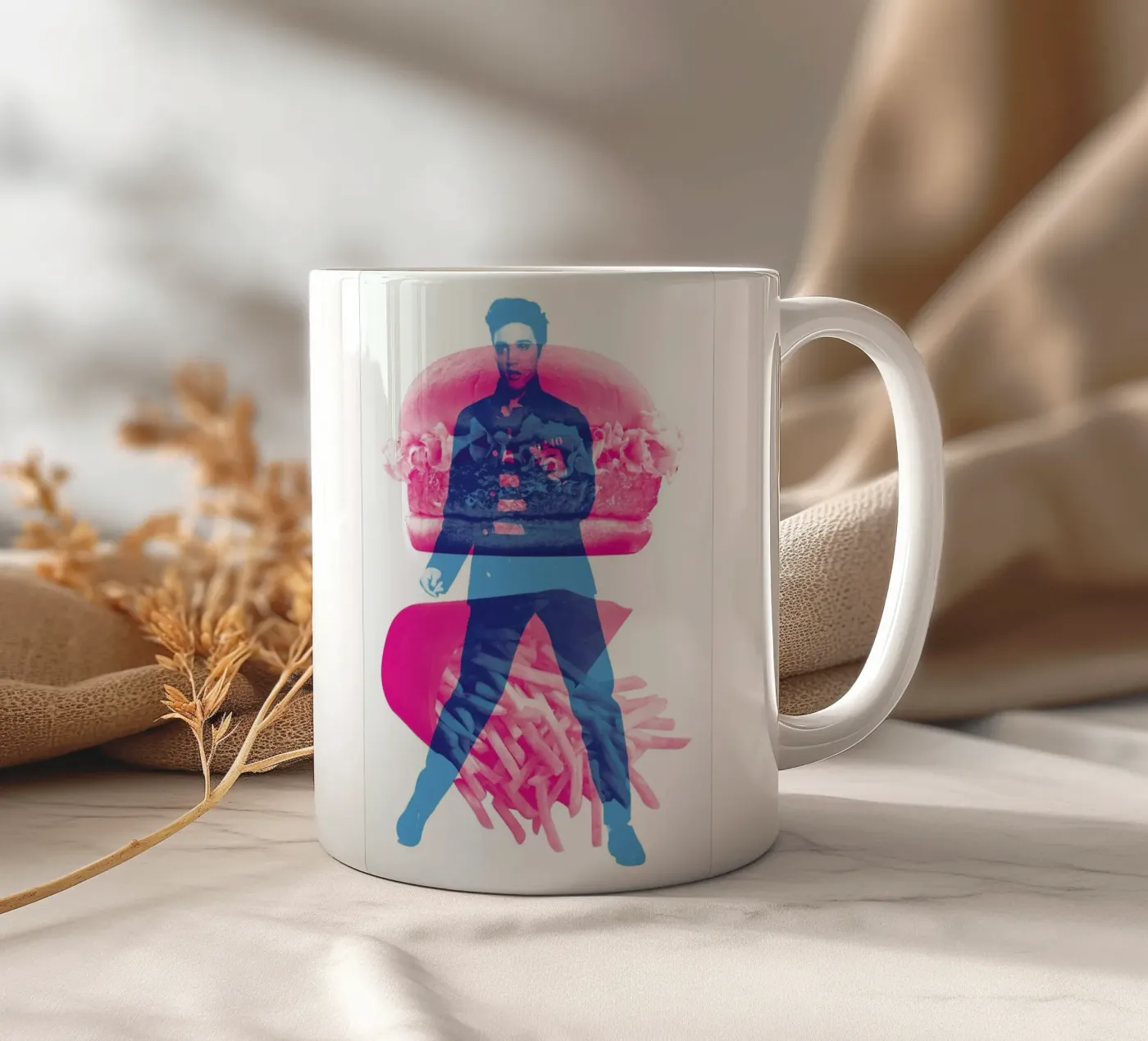 Elvis tazza in ceramica da Chris Wharton