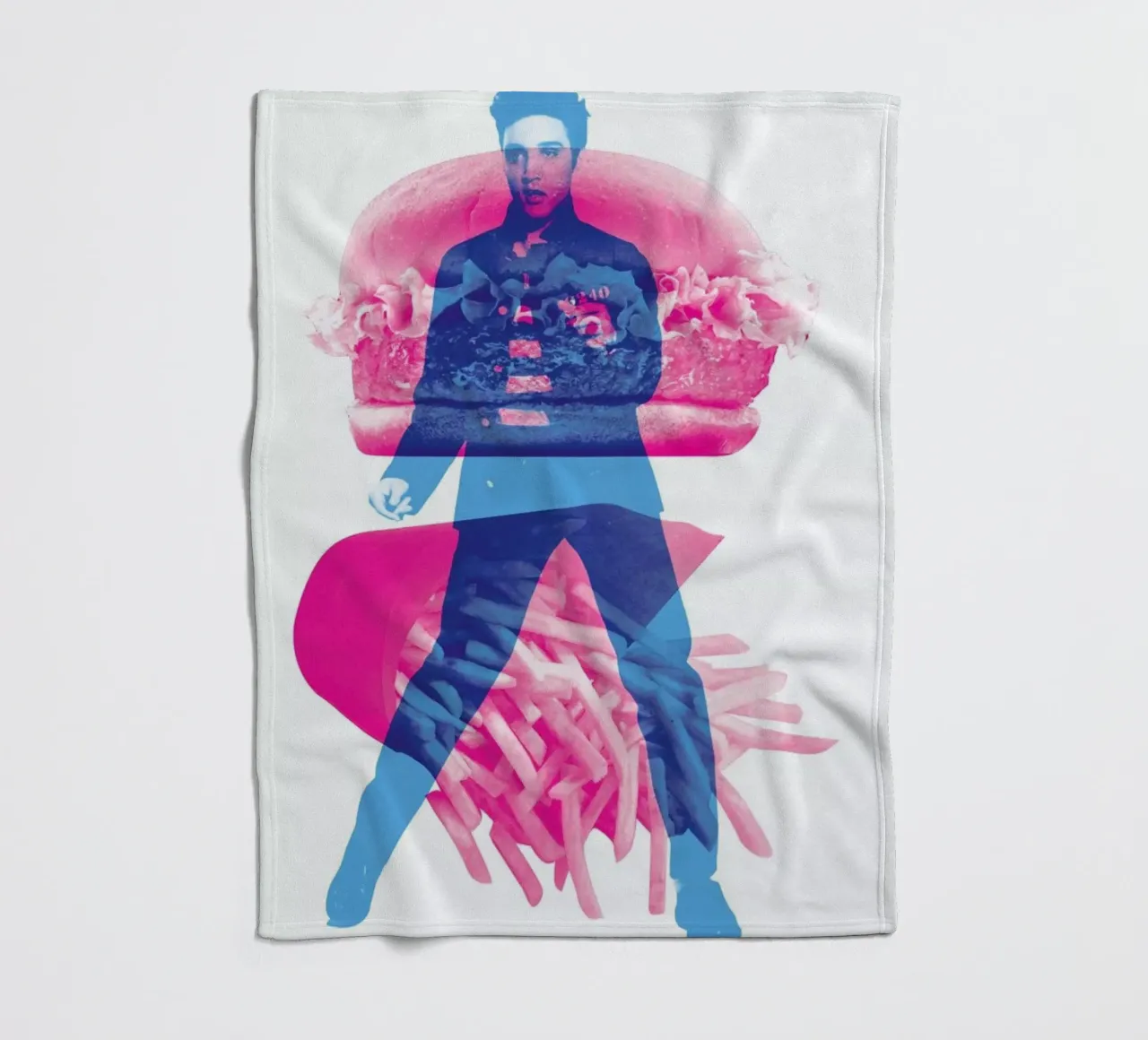 Elvis fleecedeken van Chris Wharton