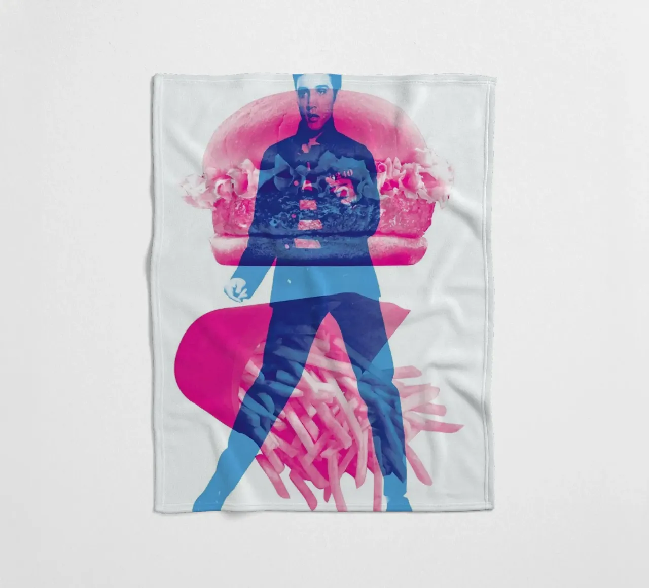 Elvis fleecedeken van Chris Wharton