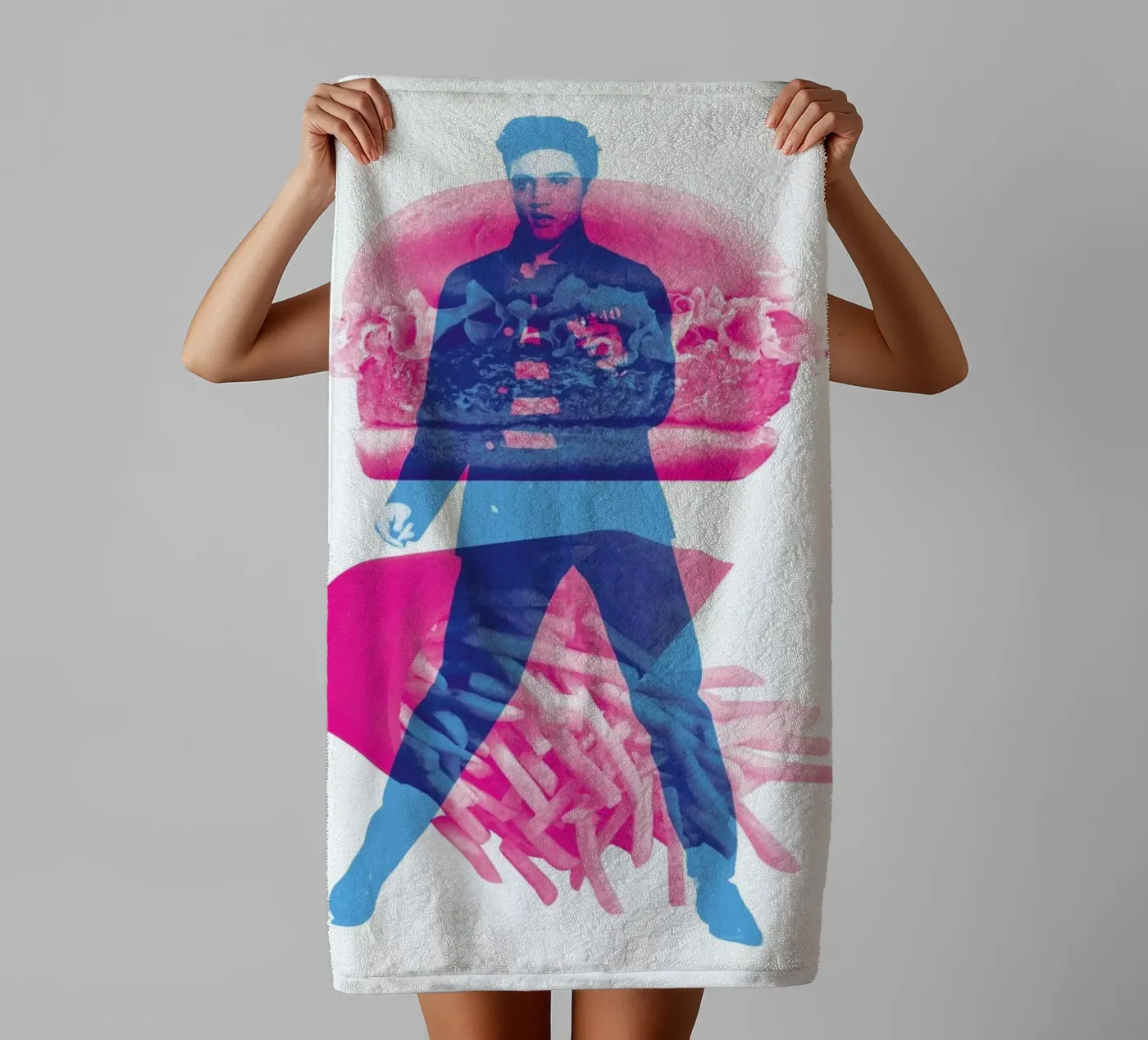 Elvis badhanddoek van Chris Wharton