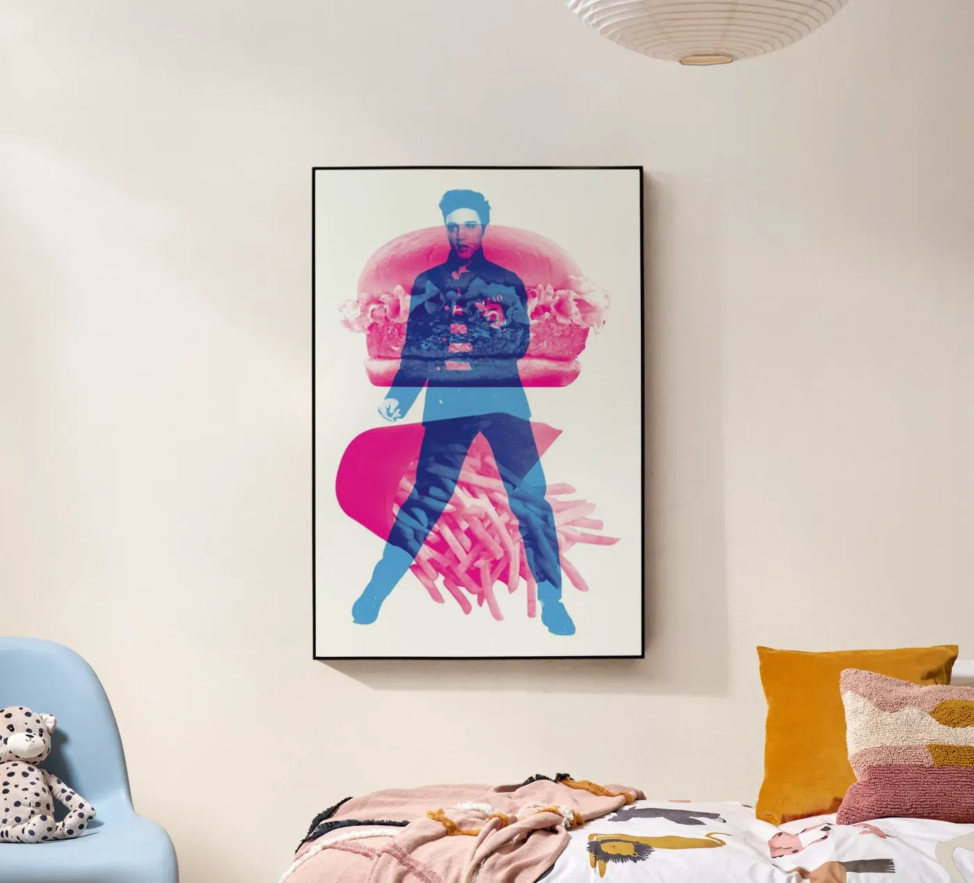 Elvis Acryl-Glas von Chris Wharton