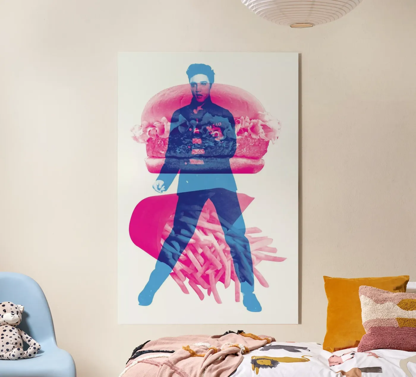 Elvis Acryl-Glas von Chris Wharton