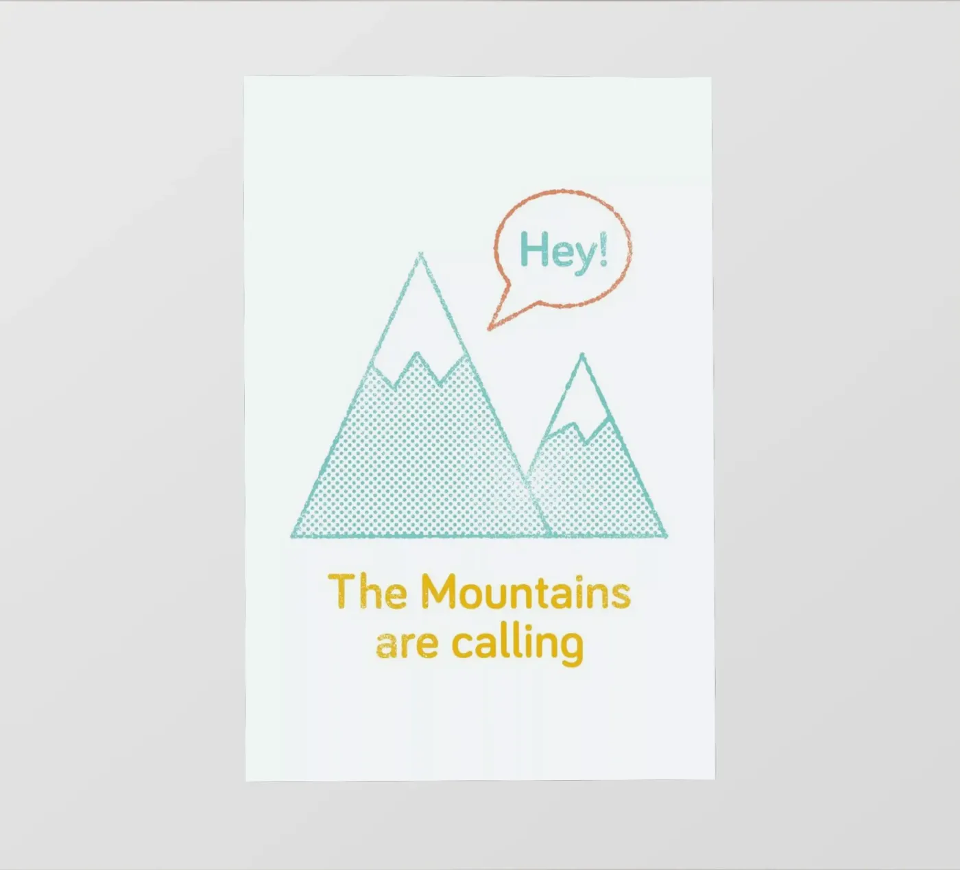 Mountains telo in pvc da Chris Wharton