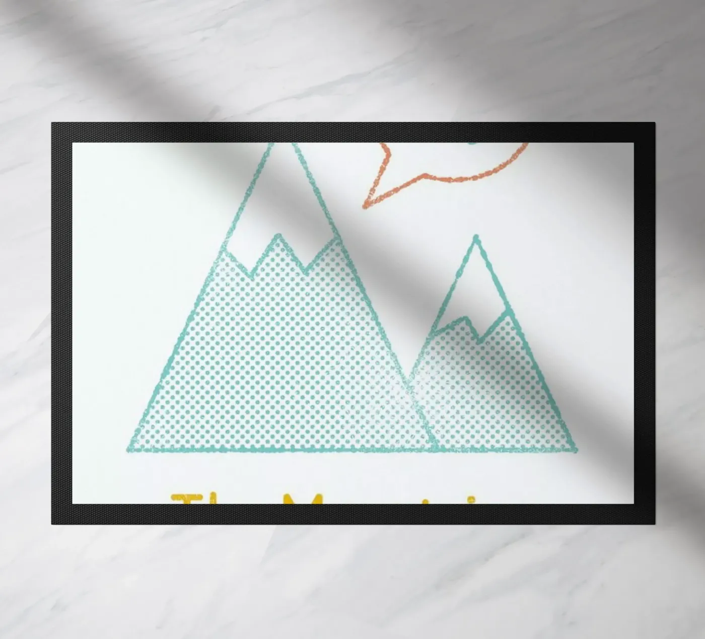 Mountains deurmat van Chris Wharton