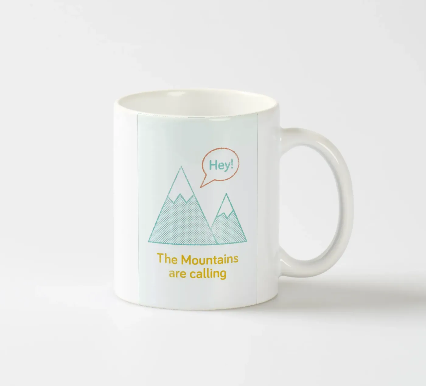 Mountains tazza in ceramica da Chris Wharton