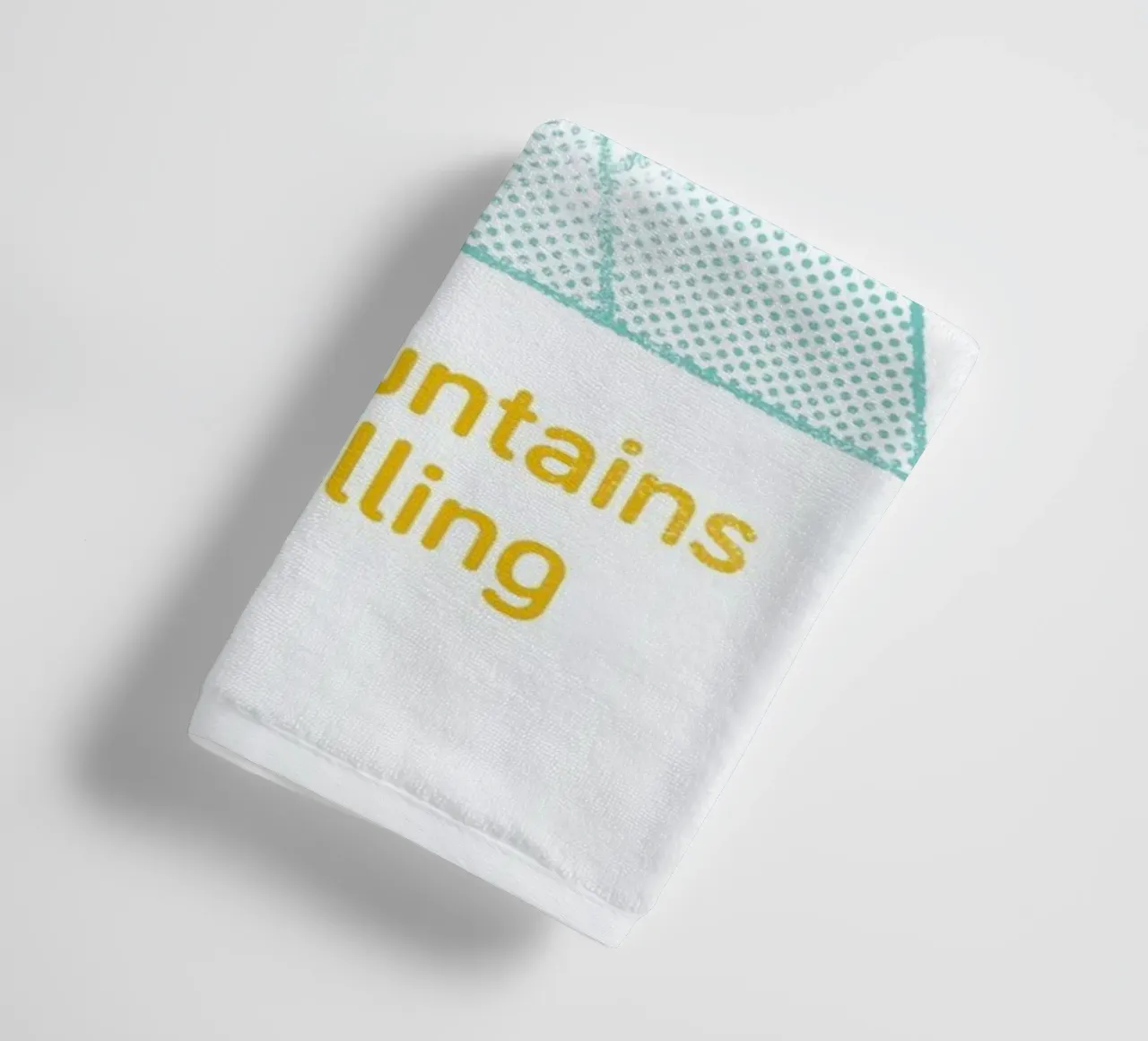 Mountains towel by Chris Wharton