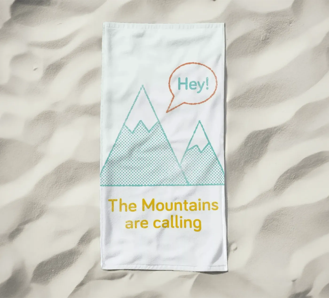 Mountains Strandtuch von Chris Wharton