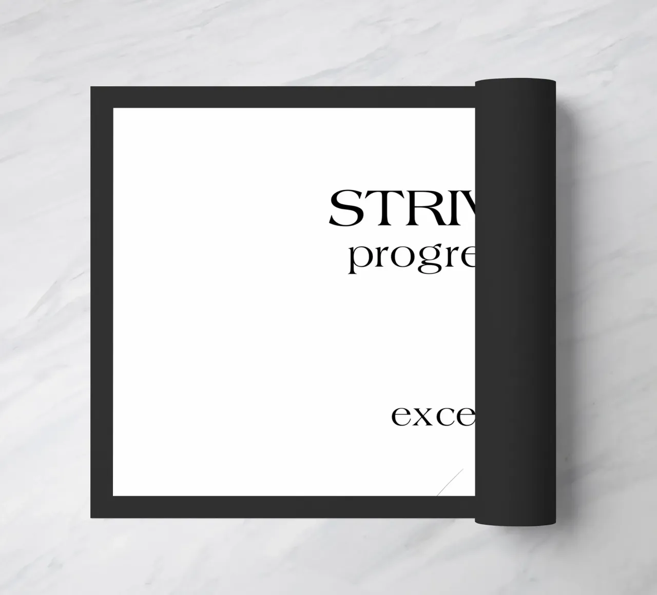 Strive Progress Tipografia semplice e minimalista Excel zerbino da YV TYPOGRAPHY