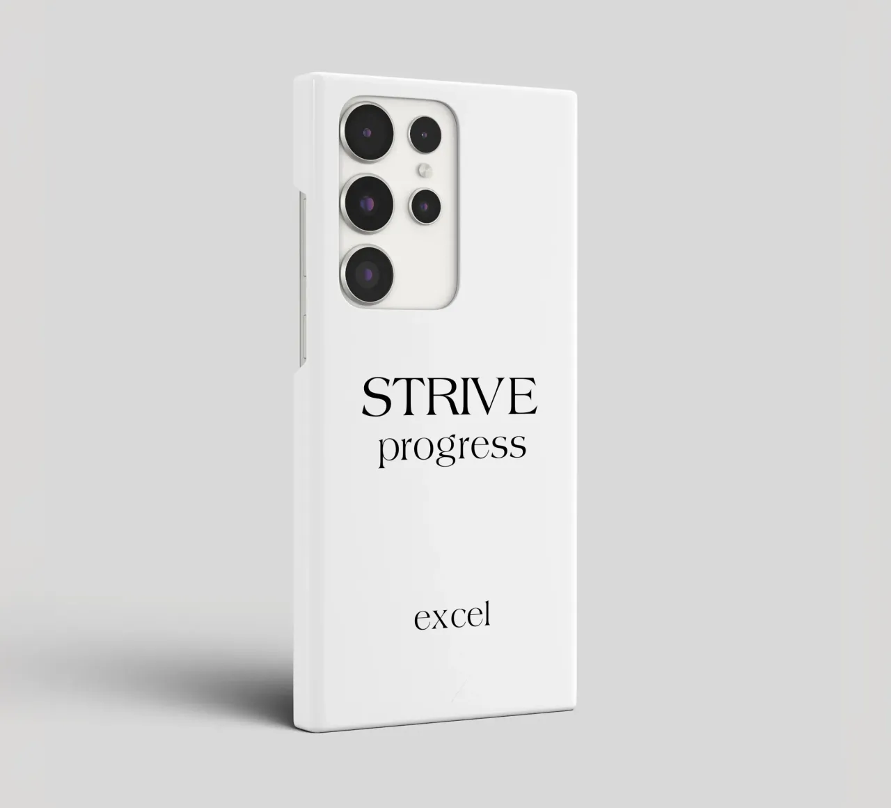 Strive Progress Tipografia semplice e minimalista Excel cover samsung da YV TYPOGRAPHY
