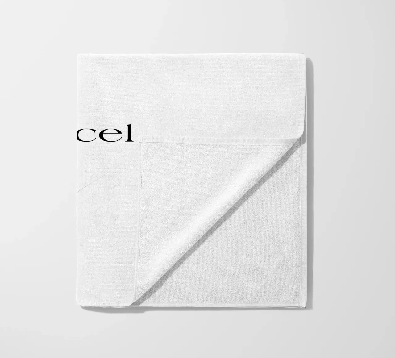 Strive Progress Simple Minimalist Typography Excel beach towel by YV TYPOGRAPHY