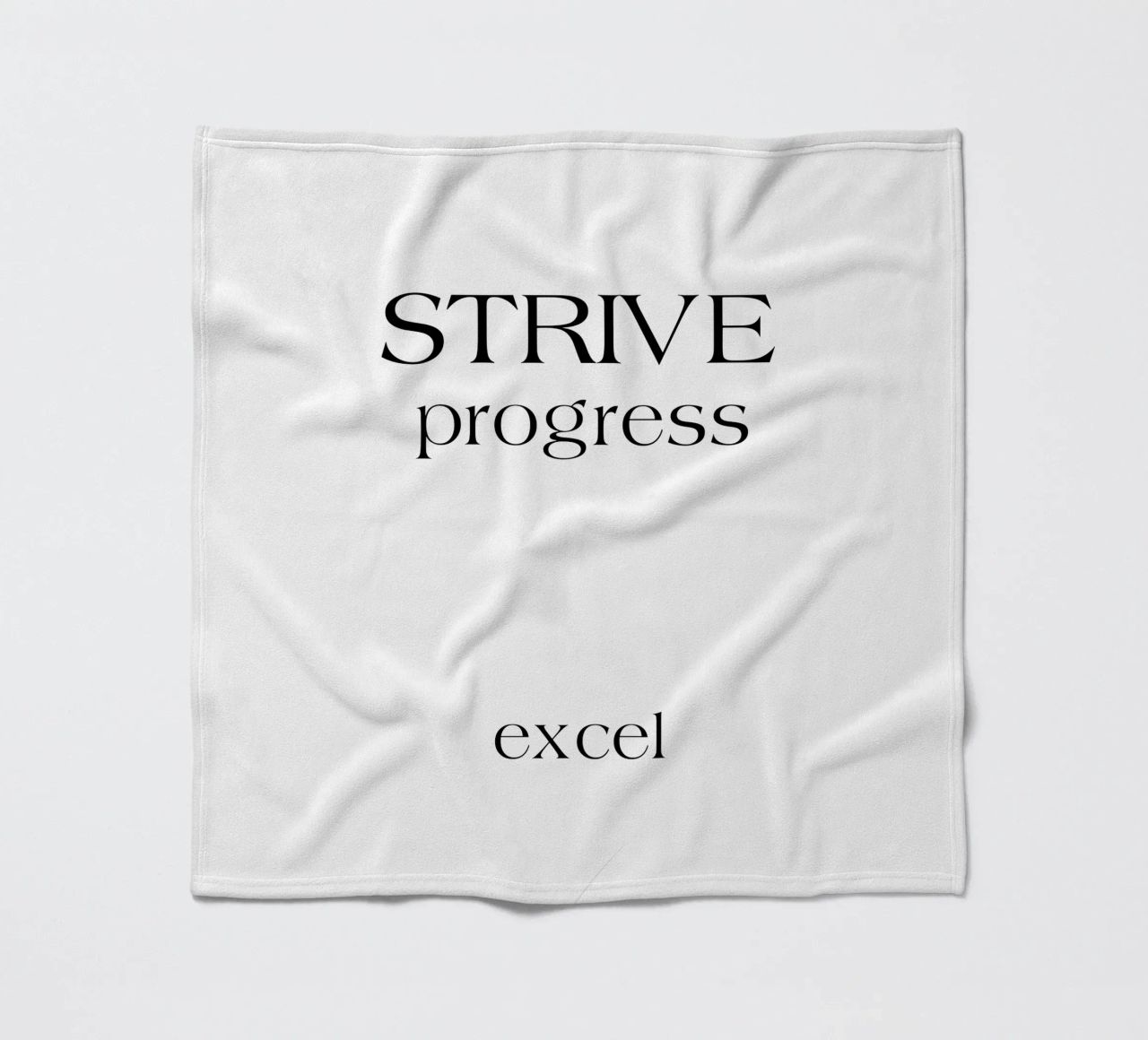 Strive Progress Tipografia semplice e minimalista Excel coperta in pile da YV TYPOGRAPHY