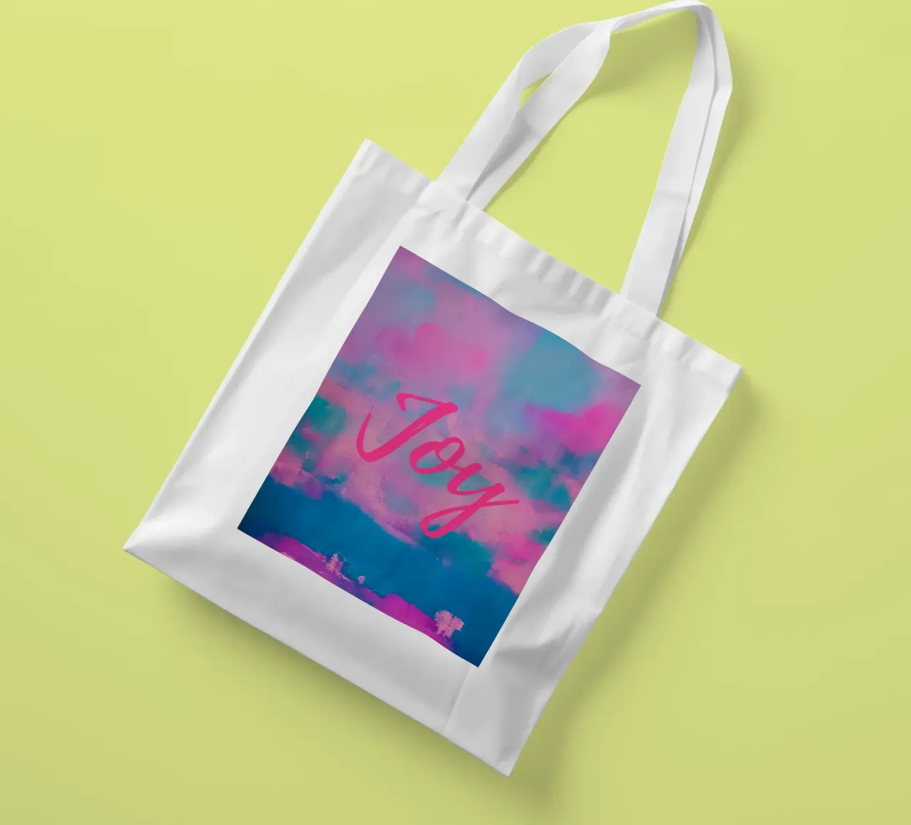 'Joy' Colorful Abstract Print tote bag by FABOArt