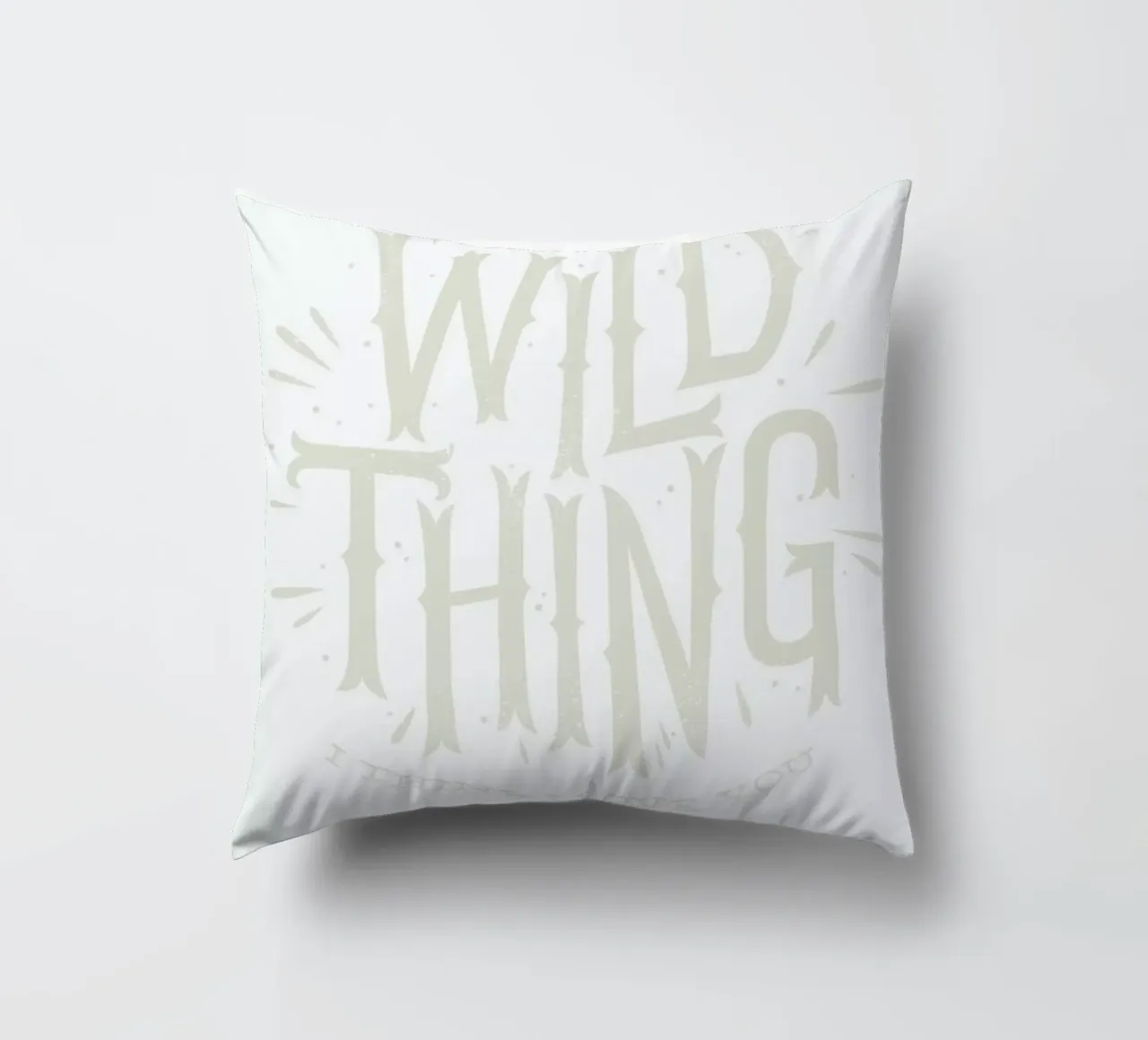 Wild Thing decorative cushion by Chris Wharton