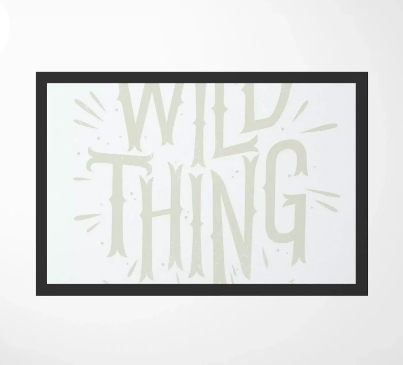 Wild Thing deurmat van Chris Wharton