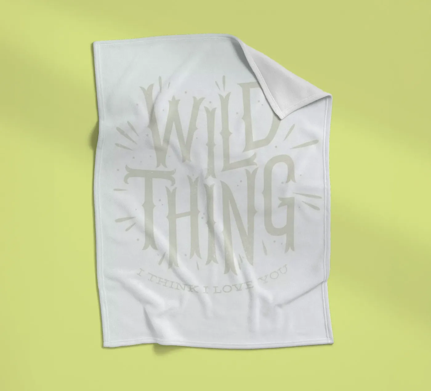 Wild Thing fleecedeken van Chris Wharton