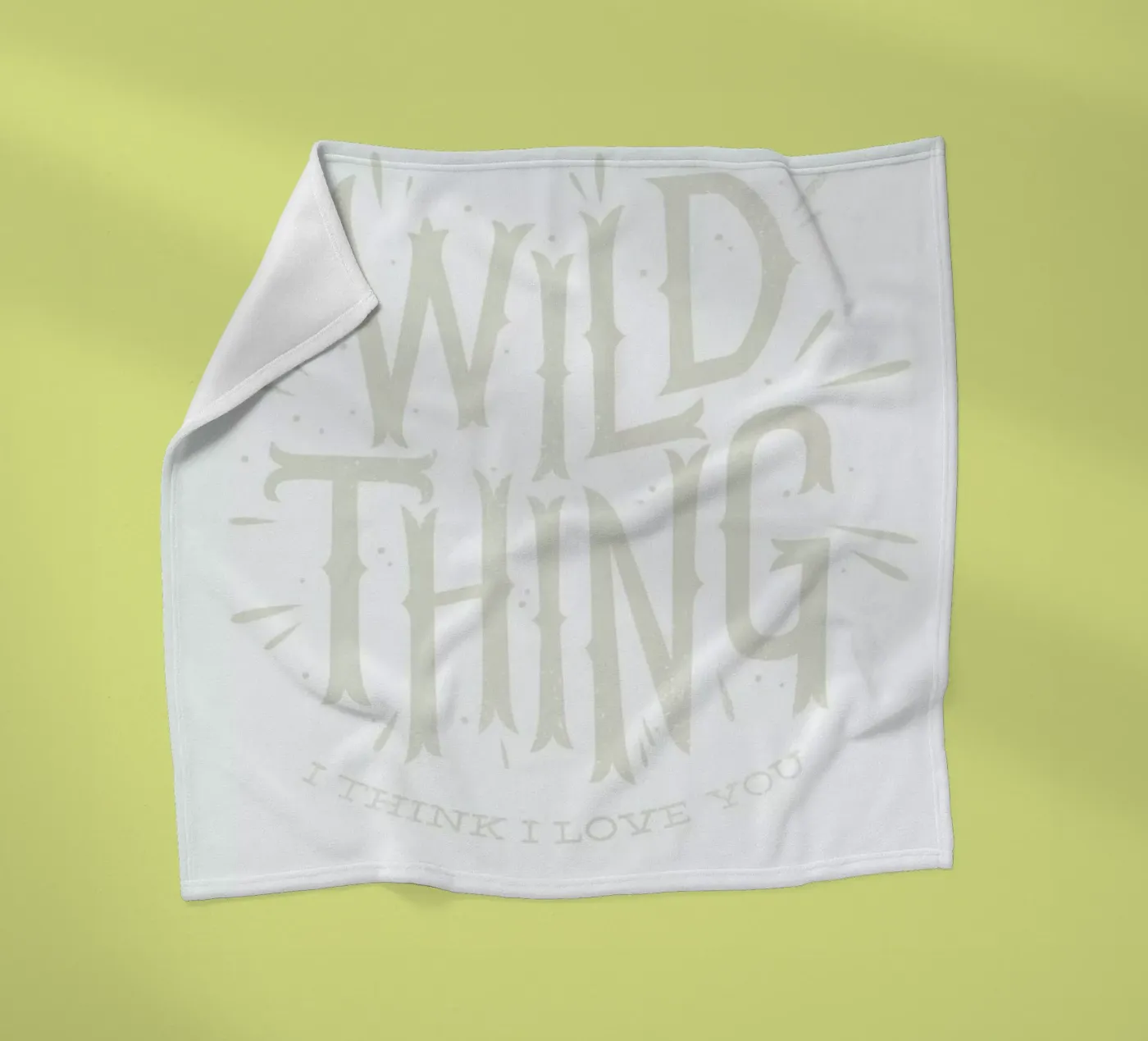 Wild Thing fleecedeken van Chris Wharton
