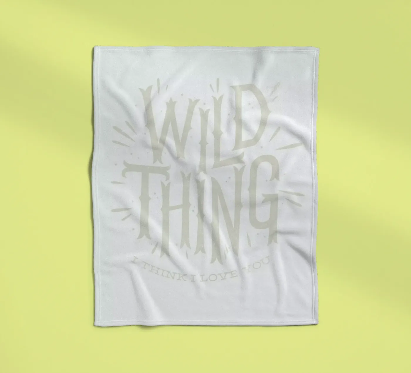 Wild Thing fleecedeken van Chris Wharton