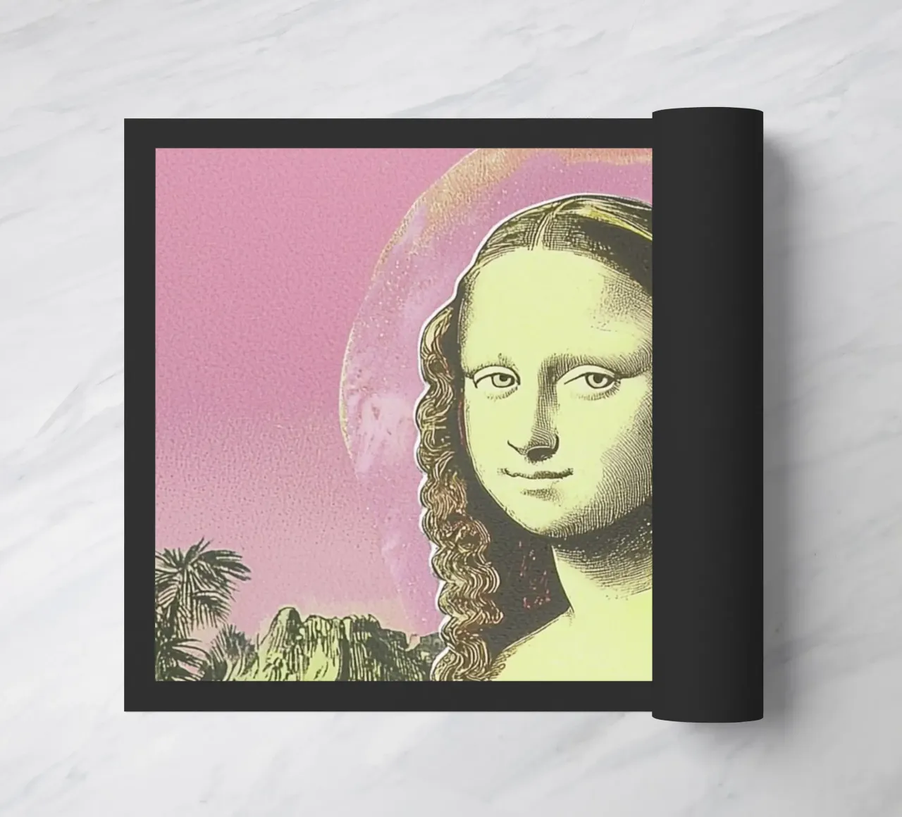 Mona Lisa, Riso pink zerbino da Carinaprint