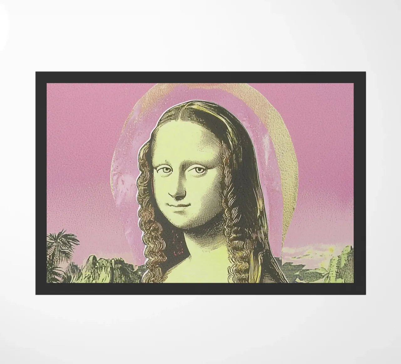 Mona Lisa, Riso pink zerbino da Carinaprint