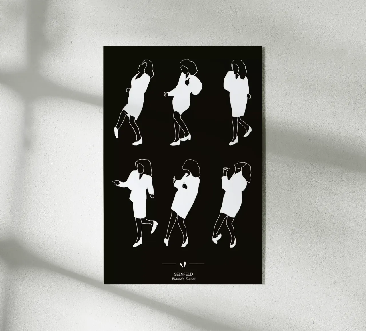Seinfeld - Elaine's Dance plexiglass da Niege Borges