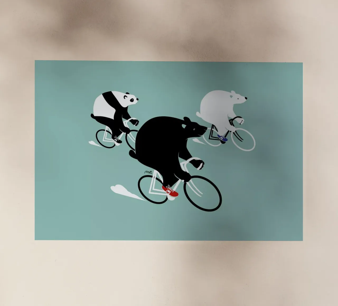 Bears backlit folie van Pietari Posti