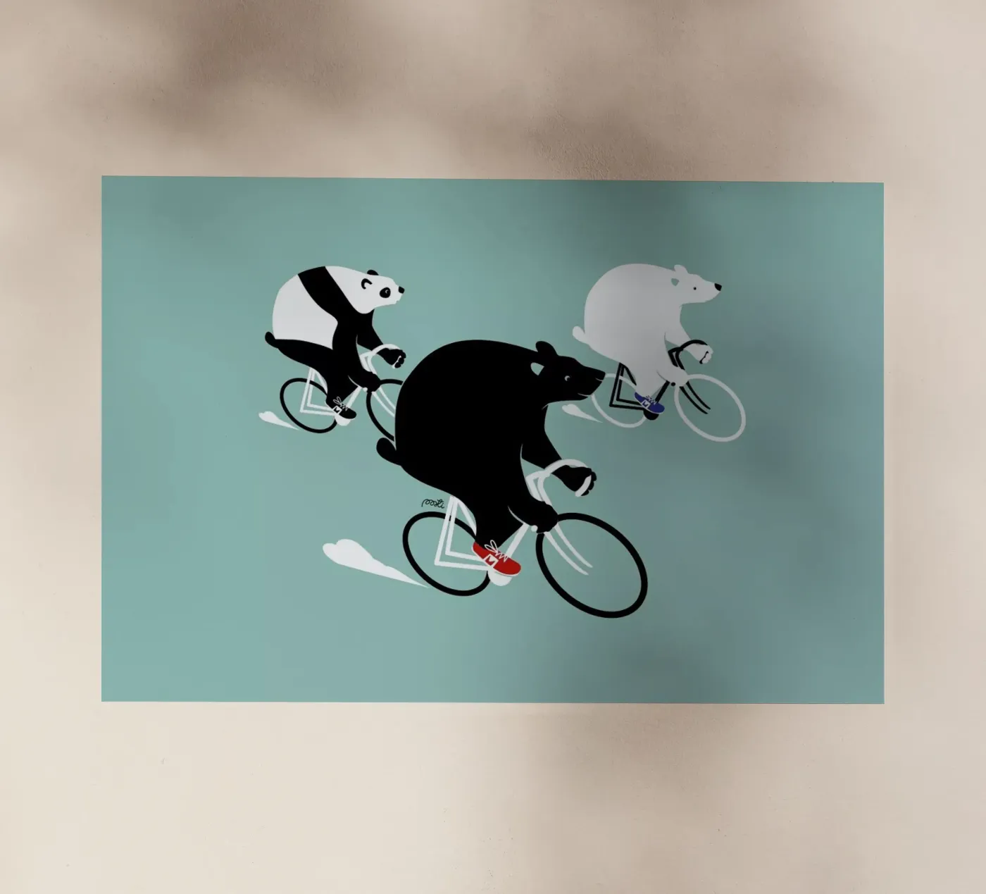 Bears backlit folie van Pietari Posti