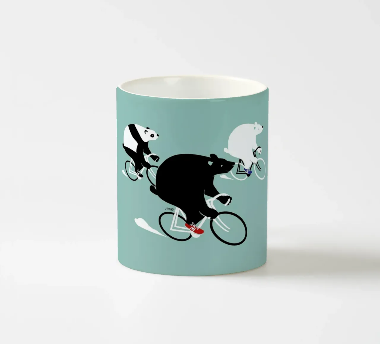 Bears tazza in ceramica da Pietari Posti