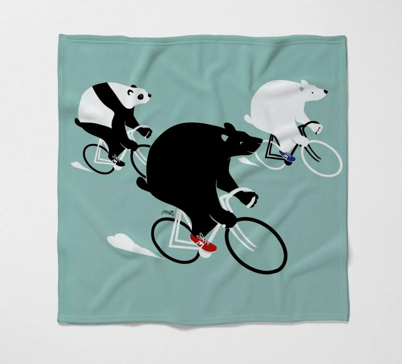 Bears fleecedeken van Pietari Posti