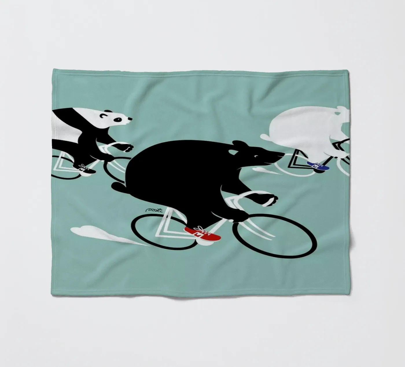 Bears plaid polaire de Pietari Posti