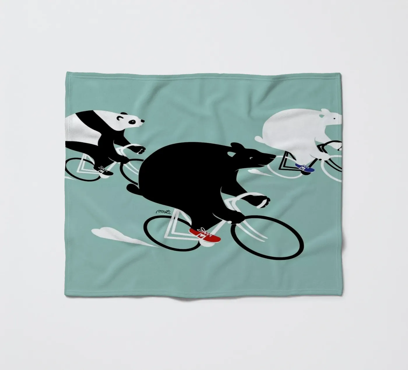 Bears plaid polaire de Pietari Posti