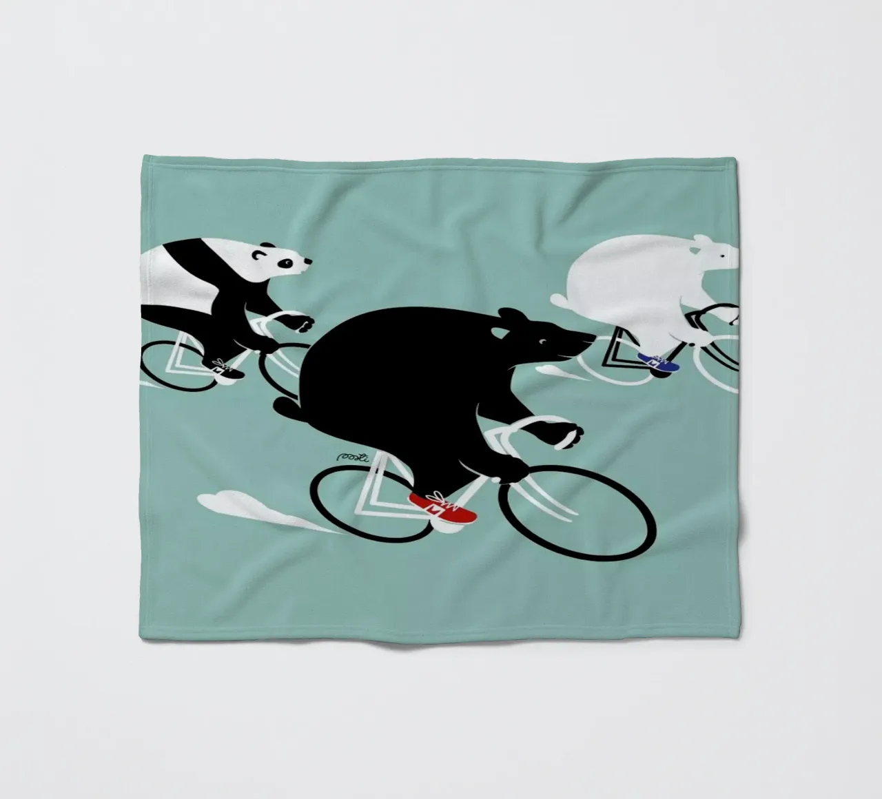 Bears fleecedeken van Pietari Posti