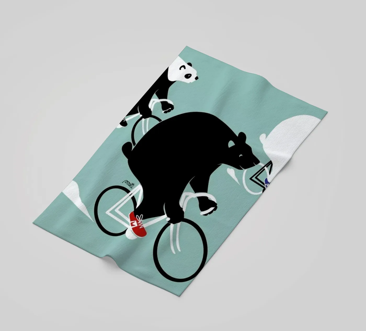 Bears strandhanddoek van Pietari Posti