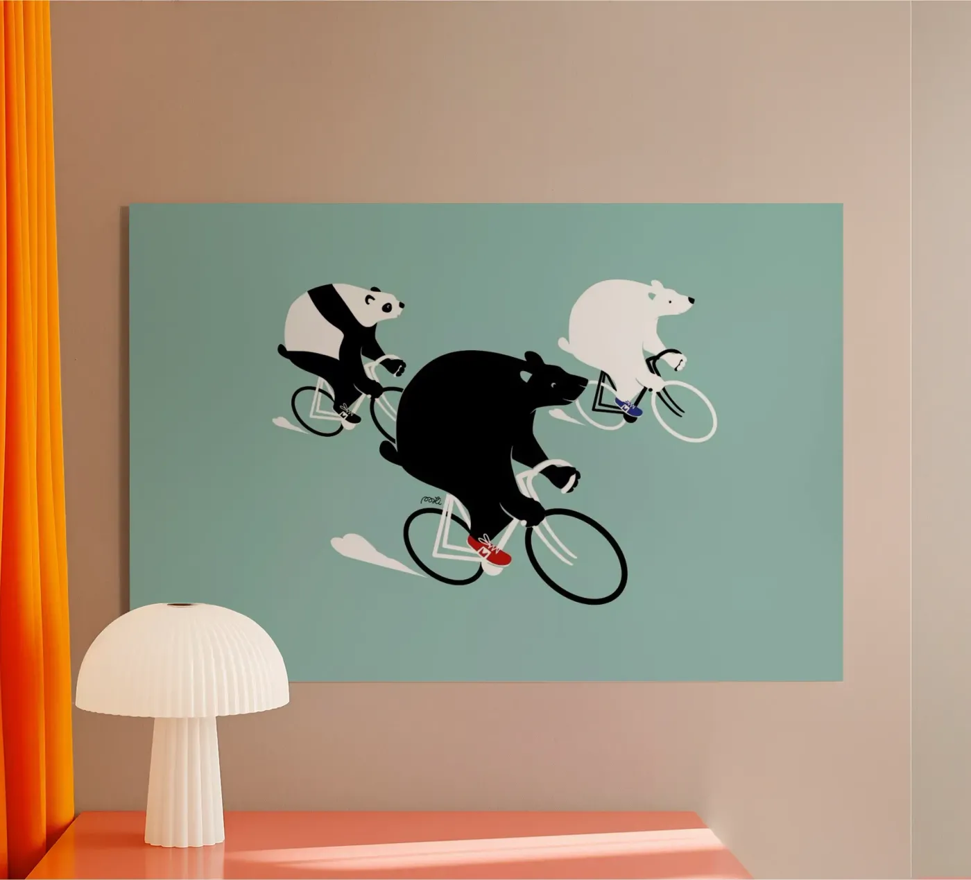 Bears plexiglass da Pietari Posti