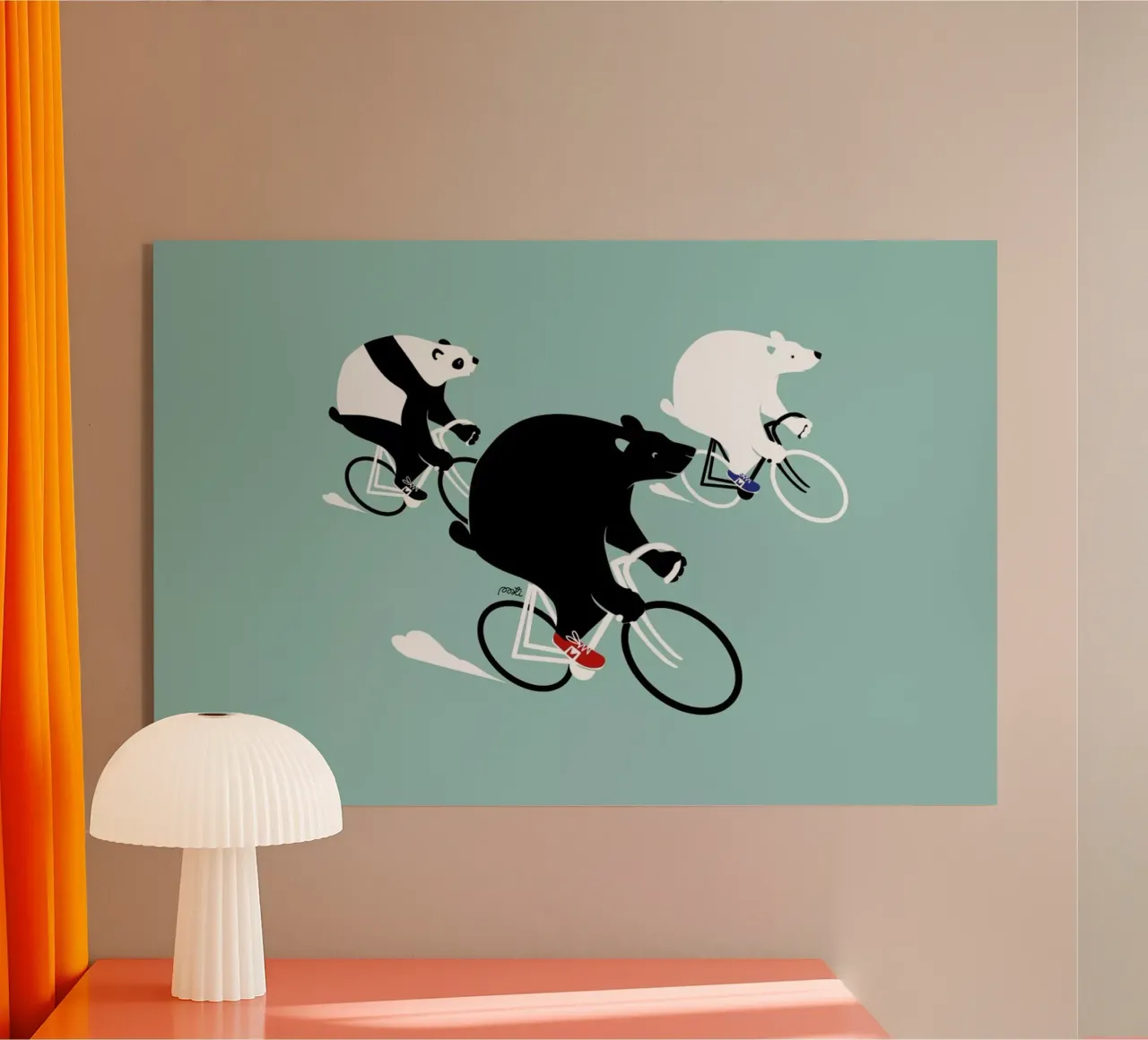 Bears plexiglass da Pietari Posti