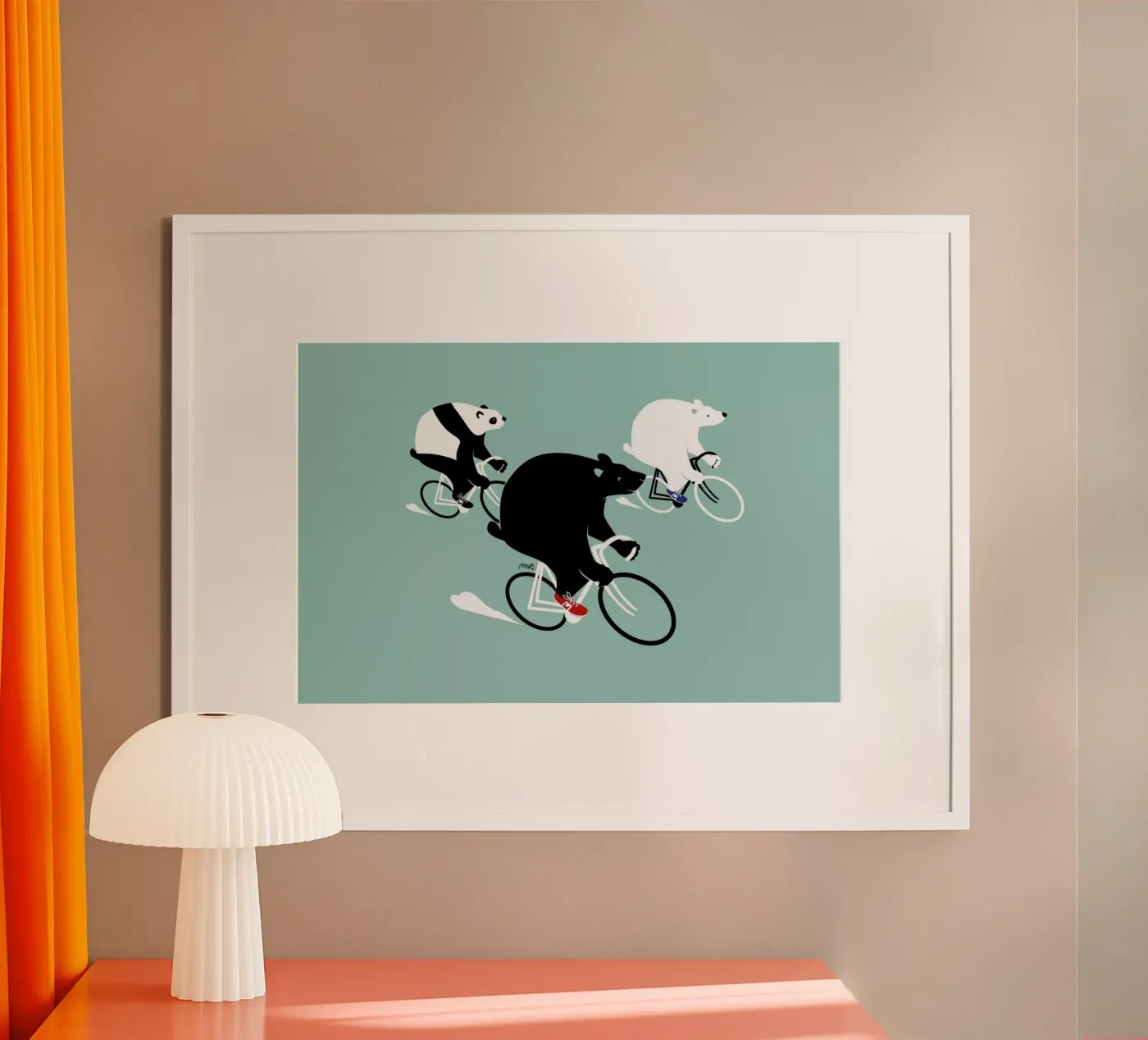 Bears poster van Pietari Posti
