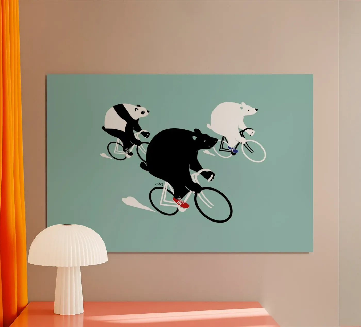 Bears poster van Pietari Posti