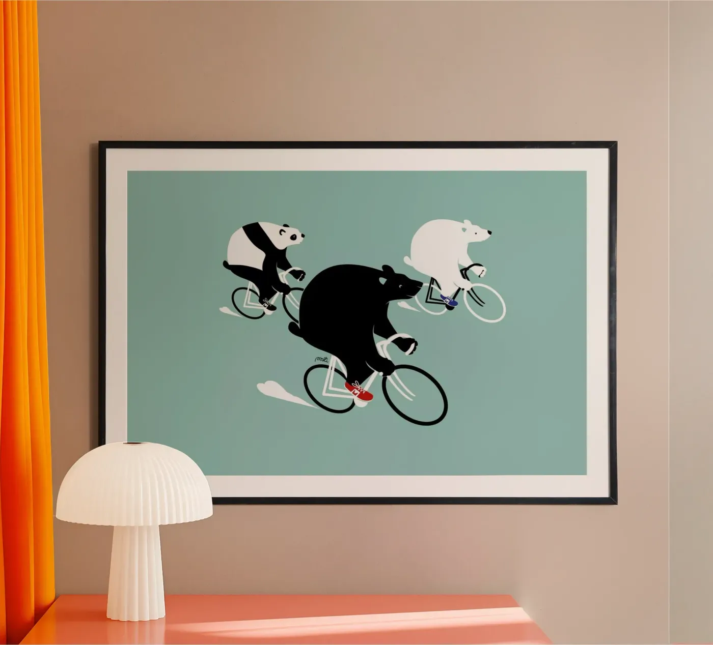 Bears poster van Pietari Posti