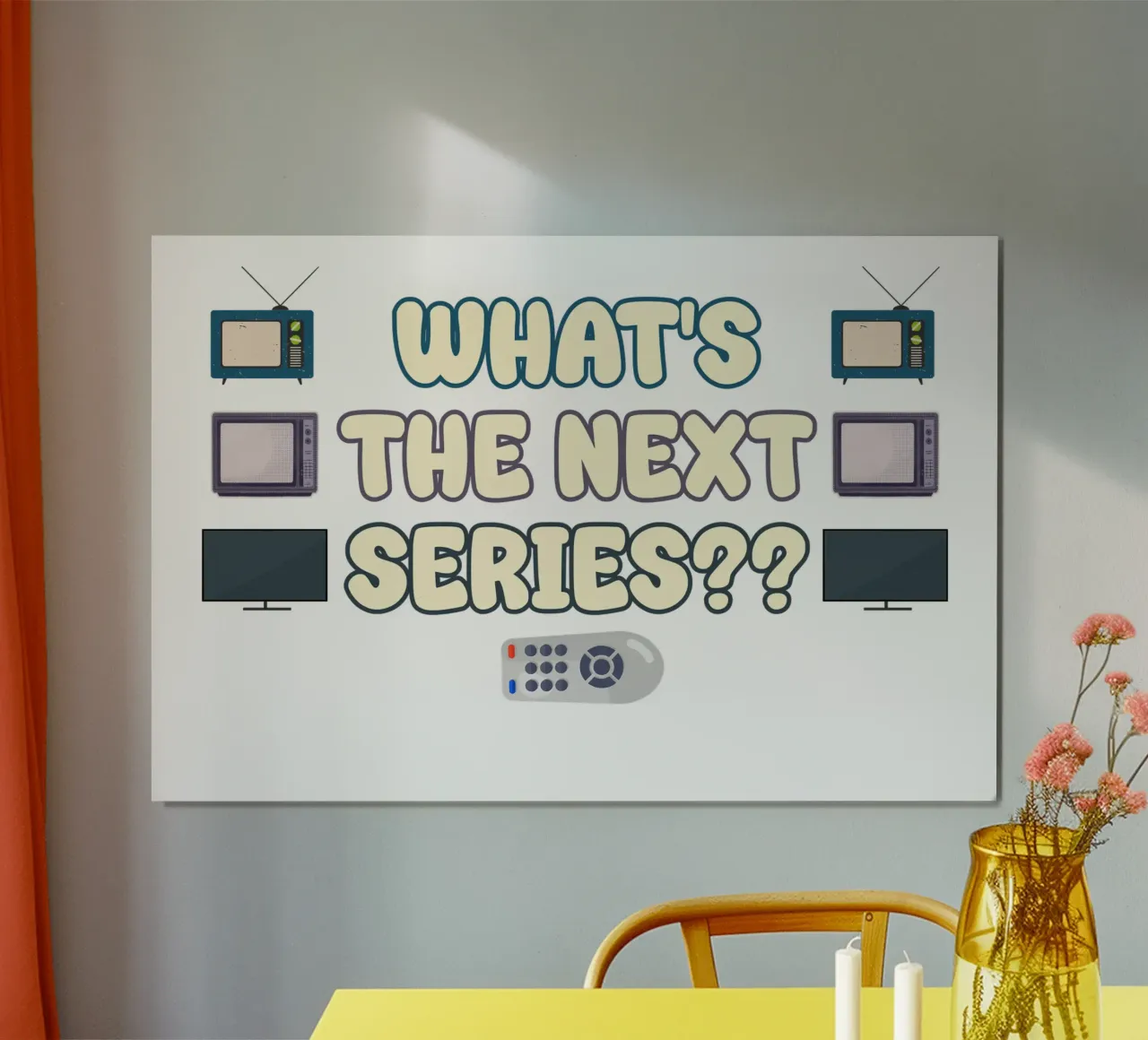Amanti di serie e programmi televisivi Divertente design di testo retrò carta hahnemühle da sillyindustries