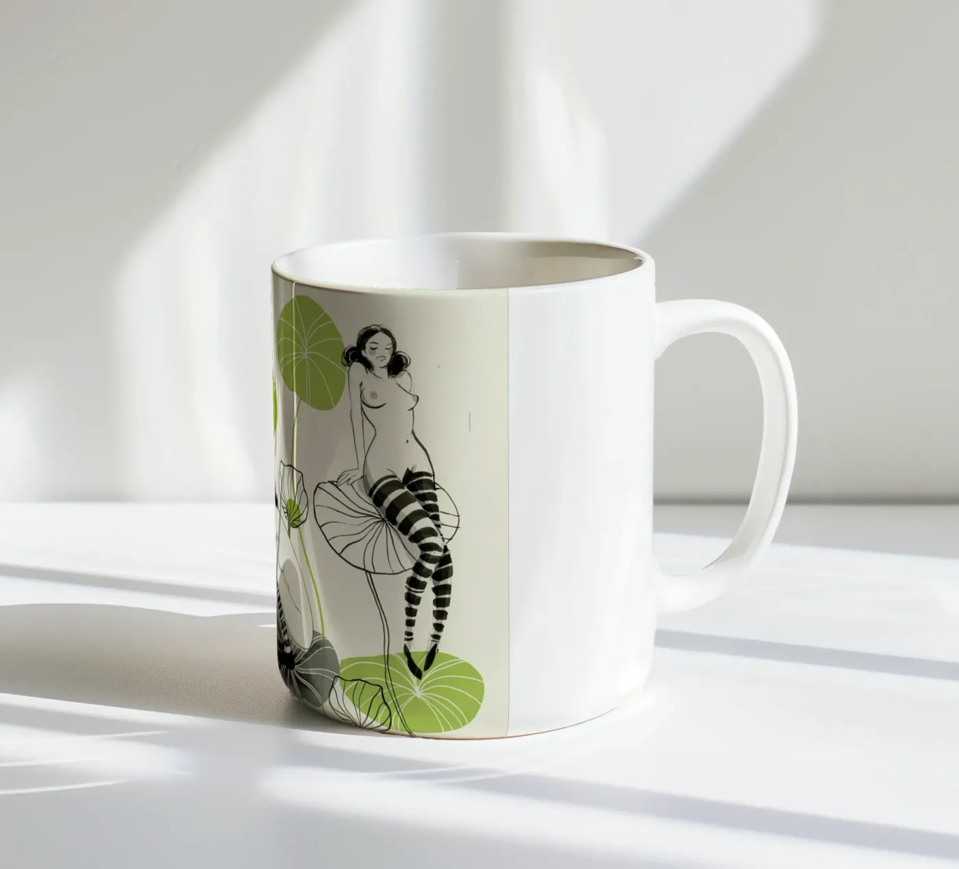 Bored ceramic mug by Pietari Posti